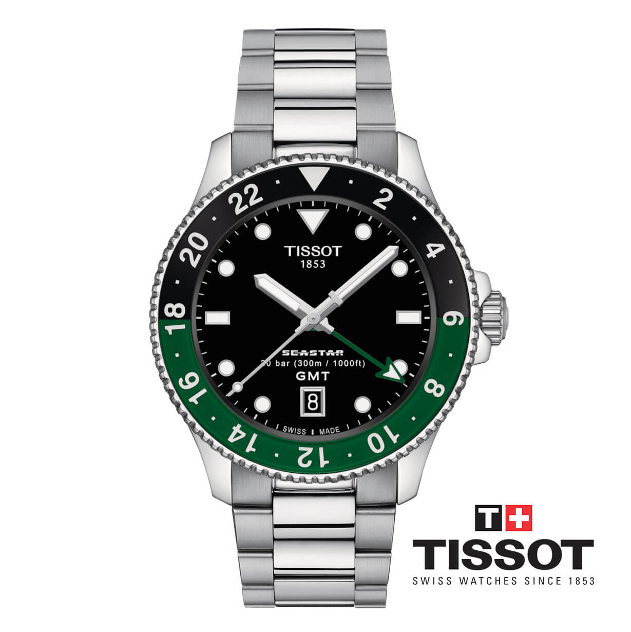 ĐỒNG HỒ NAM TISSOT Seastar 1000 Quartz GMT T120.852.11.051.00